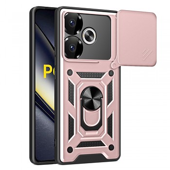 Techsuit CamShield kryt Xiaomi Poco F6 Rose Gold
