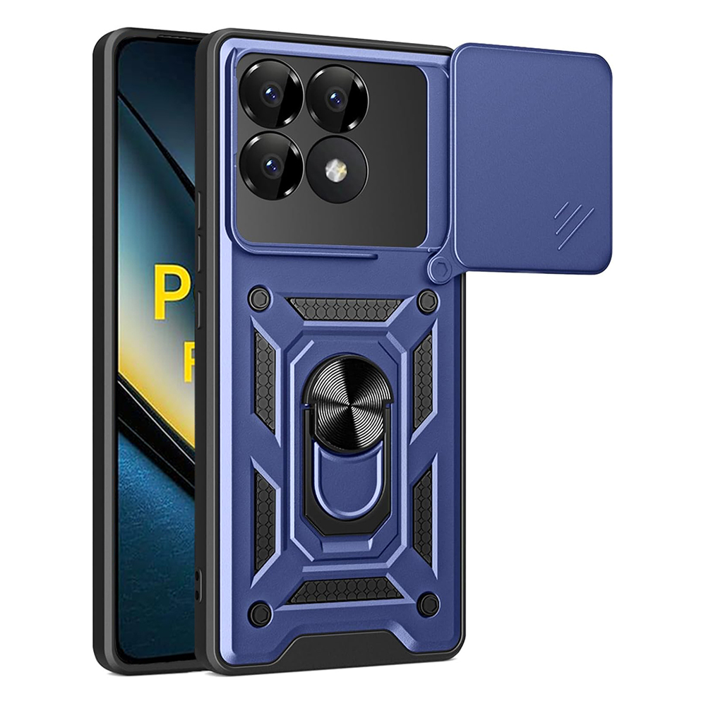 Levně Techsuit CamShield Series Xiaomi Poco F6 Pro Modrý
