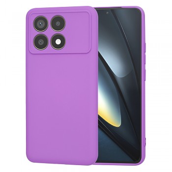 Techsuit MěkkýFlex Xiaomi Poco F6 Pro Fialový