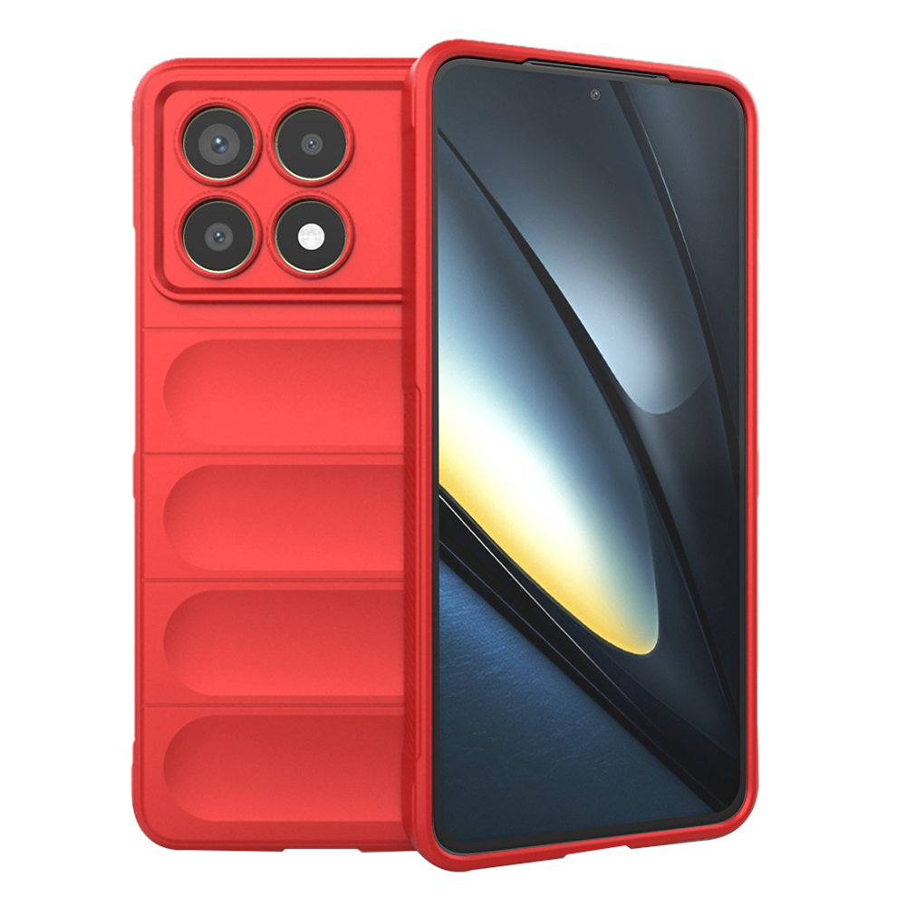 Levně Techsuit Kouzelný Štít Xiaomi Poco F6 Pro Červený