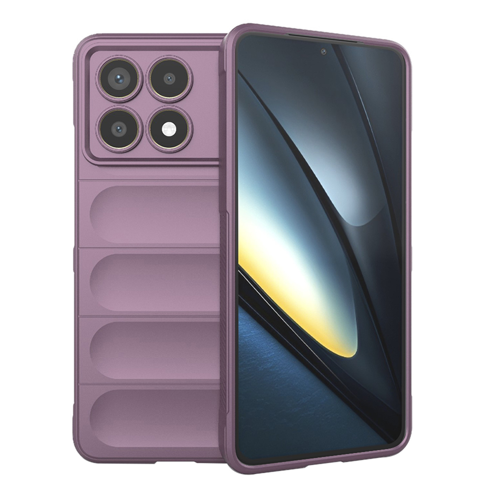 Levně Techsuit Kouzelný štít Xiaomi Poco F6 Pro Fialový