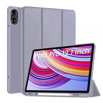 Techsuit Flex Trifold s držákem tužky Xiaomi Redmi Pad Pro Fialová