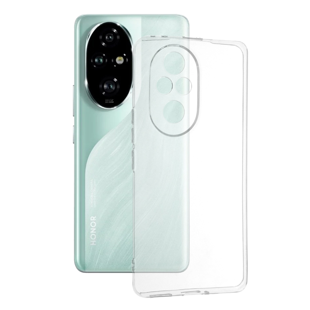 Levně Techsuit Čirý silikon Honor 200 Pro