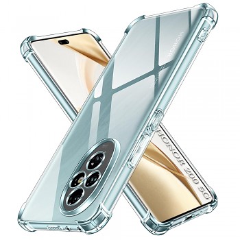 Techsuit Nárazuvzdorný Průhledný Silikon Honor 200 Čirý