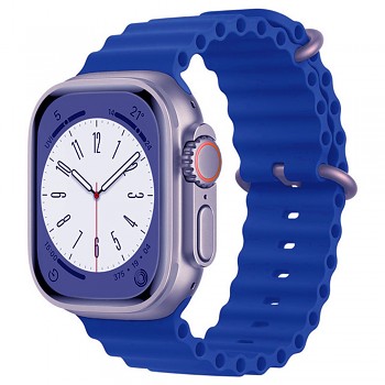 Techsuit Řemínek W038 Apple Watch 1-11 SE 38-42mm Modrý