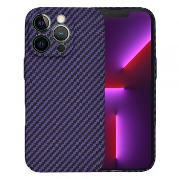 Techsuit Karbonová skořepina iPhone 13 Pro Fialová