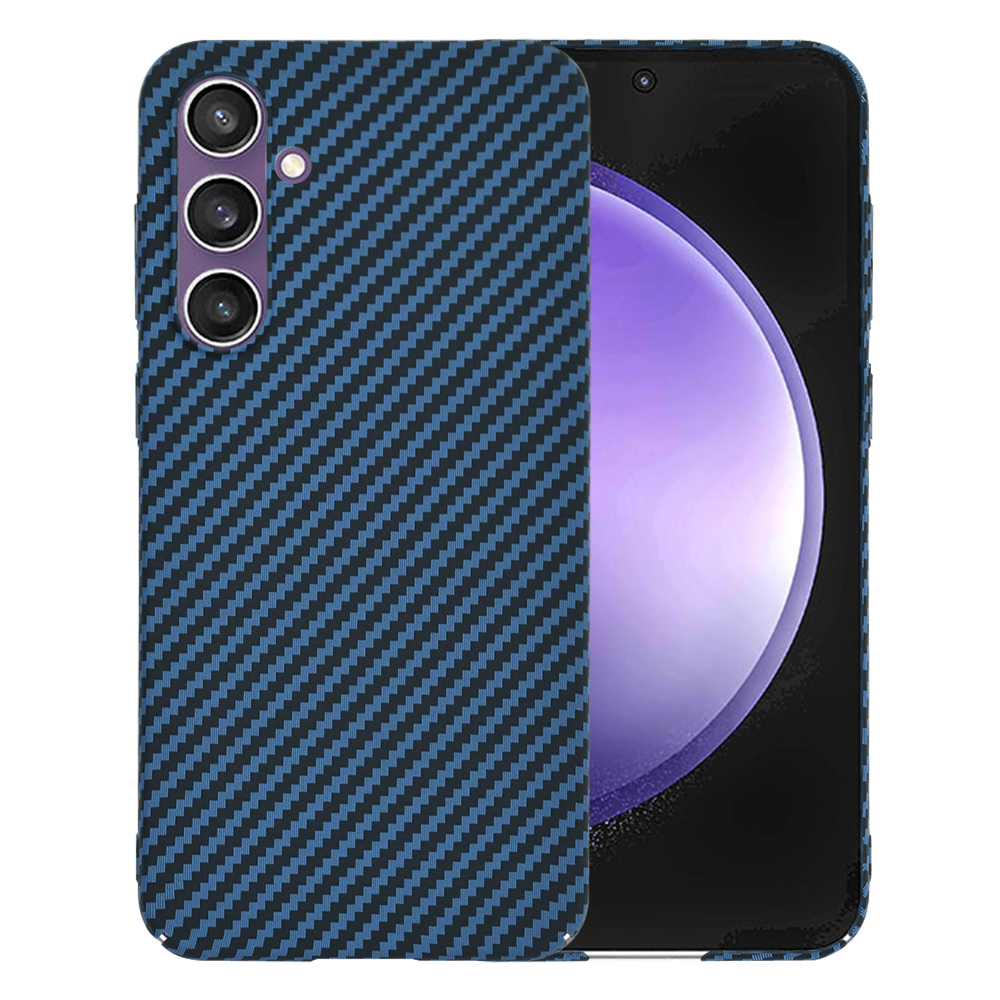 Levně Techsuit Karbonová skořepina Samsung Galaxy S23 FE Azurová