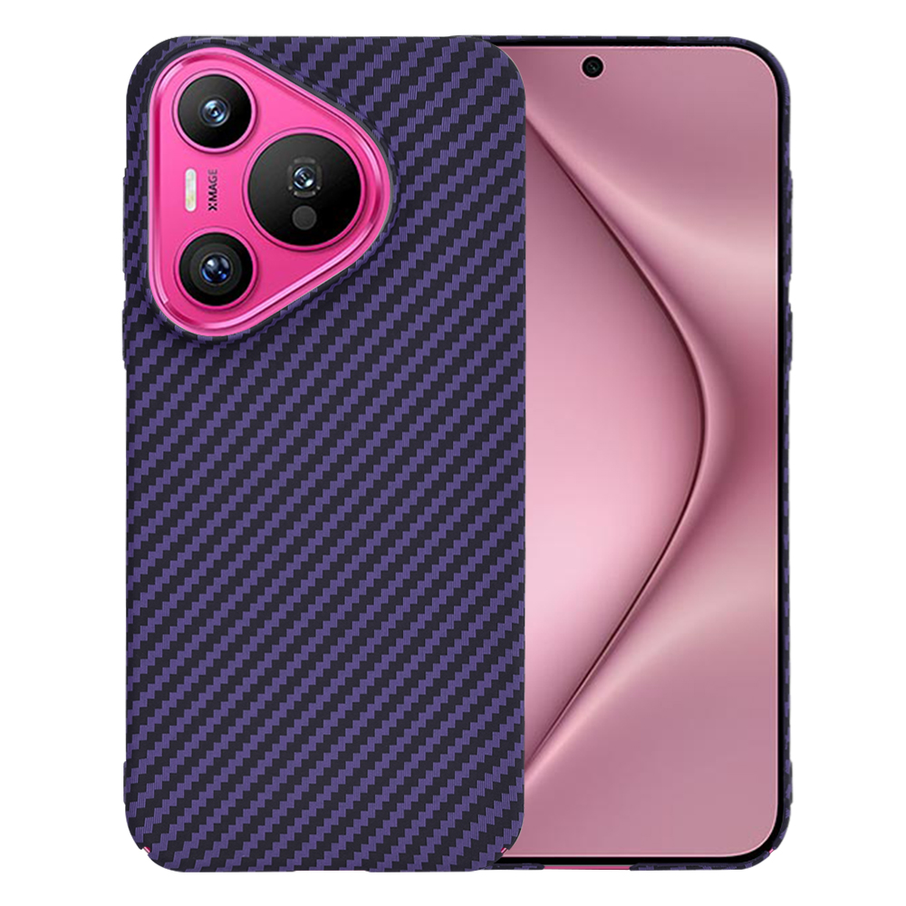 Levně Techsuit Karbonitový kryt Huawei Pura 70 Fialový