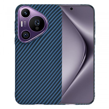 Techsuit Carbonite FiberShell Huawei Pura 70 Pro Azurové
