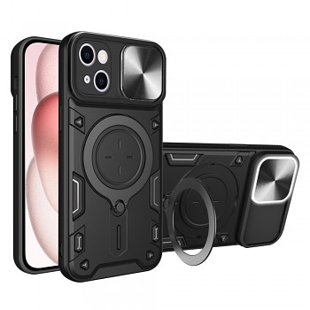 Techsuit CamGuard Pro iPhone 15 Černá