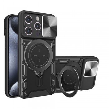 Techsuit Ochrana kamery Pro iPhone 15 Pro Max Černá