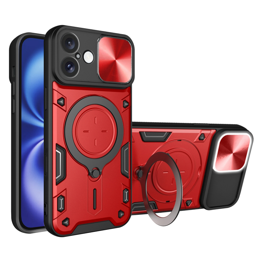 Levně Techsuit CamGuard Pro iPhone 16 Červený