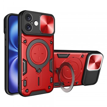 Techsuit CamGuard Pro iPhone 16 Červený
