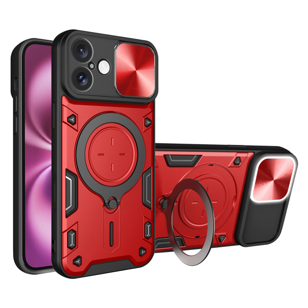 Levně Techsuit CamGuard Pro iPhone 16 Plus Červený