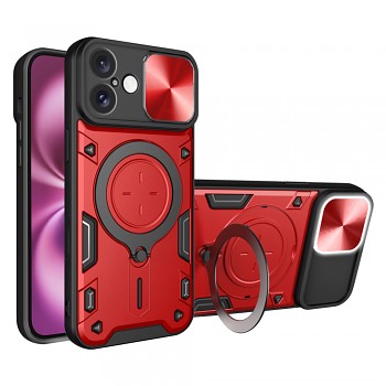 Techsuit CamGuard Pro iPhone 16 Plus Červený