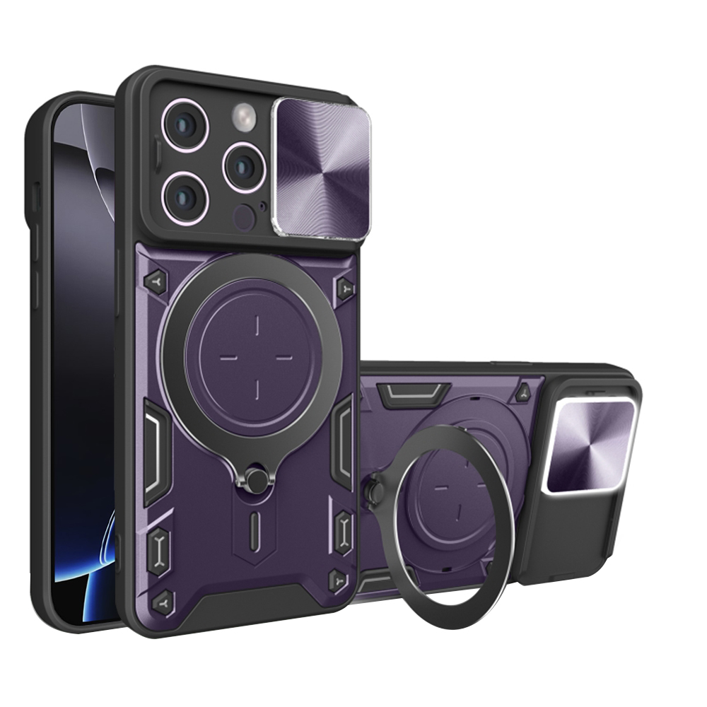 Levně Techsuit CamGuard Pro iPhone 16 Pro Max Fialová