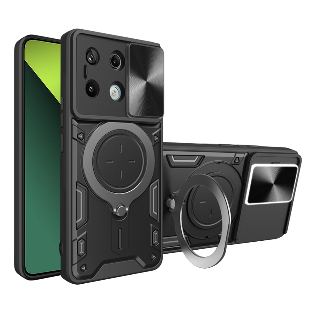 Levně Techsuit Ochrana kamery Pro Xiaomi Redmi Note 13 Pro 5G Poco X6 Černá
