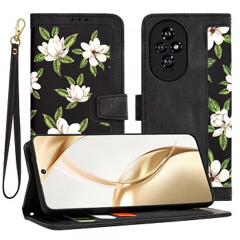 Techsuit Flipové pouzdro Honor 200 Květy úsvitu