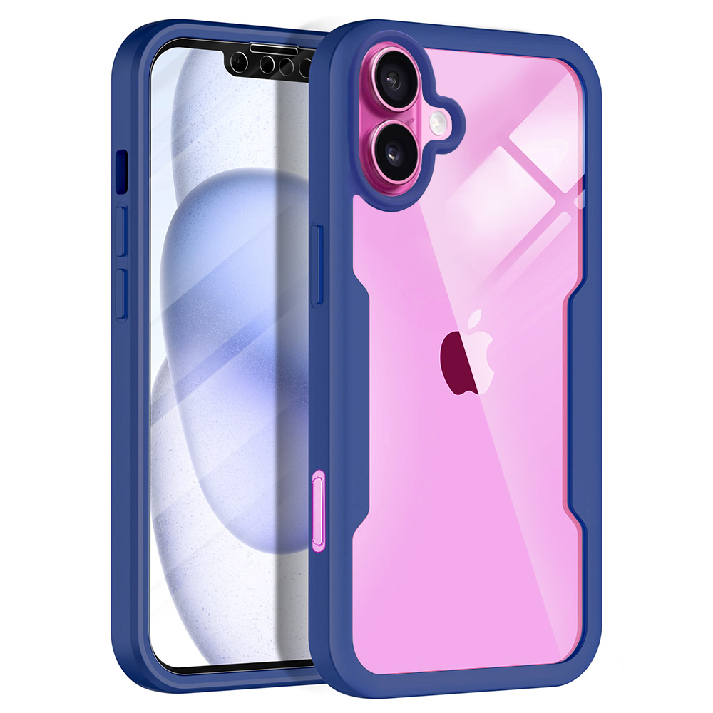 Levně Techsuit ColorVerse 360 ochrana skla iPhone 16 Plus Modrý