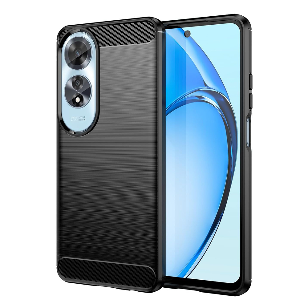 Levně Techsuit Karbon Silikon Oppo A60 4G Black