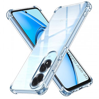 Techsuit Nárazuvzdorný průhledný silikon Oppo A60 4G Clear