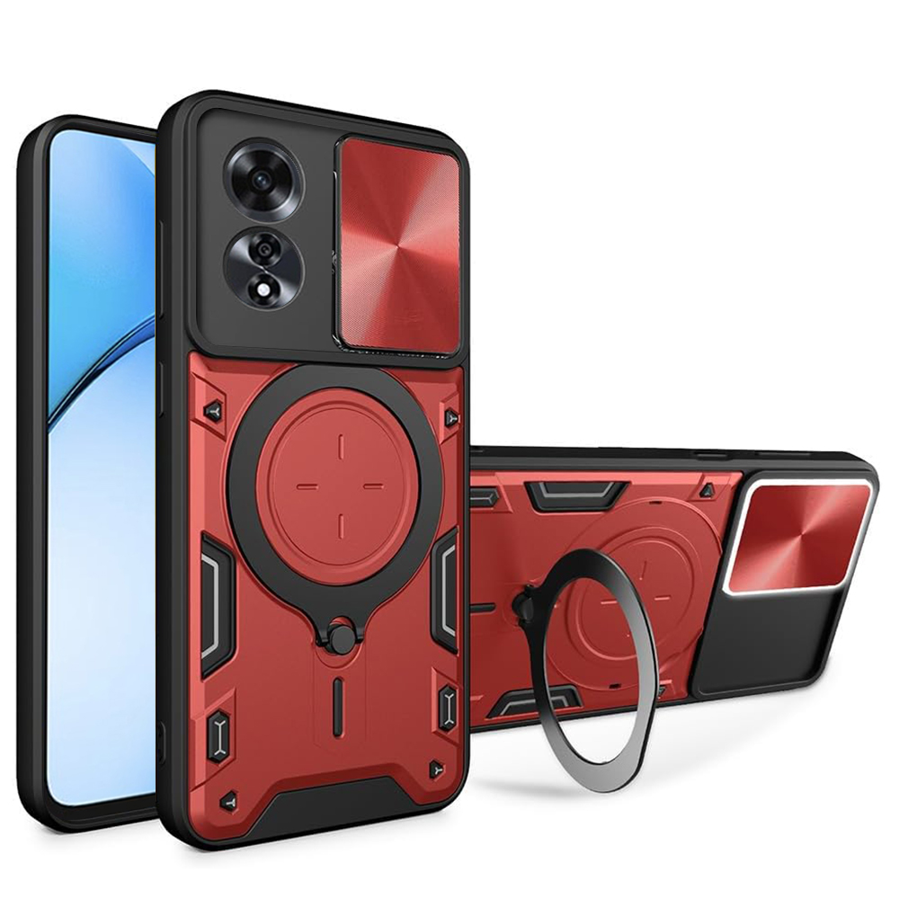 Levně Techsuit CamGuard Pro Oppo A60 4G Červený