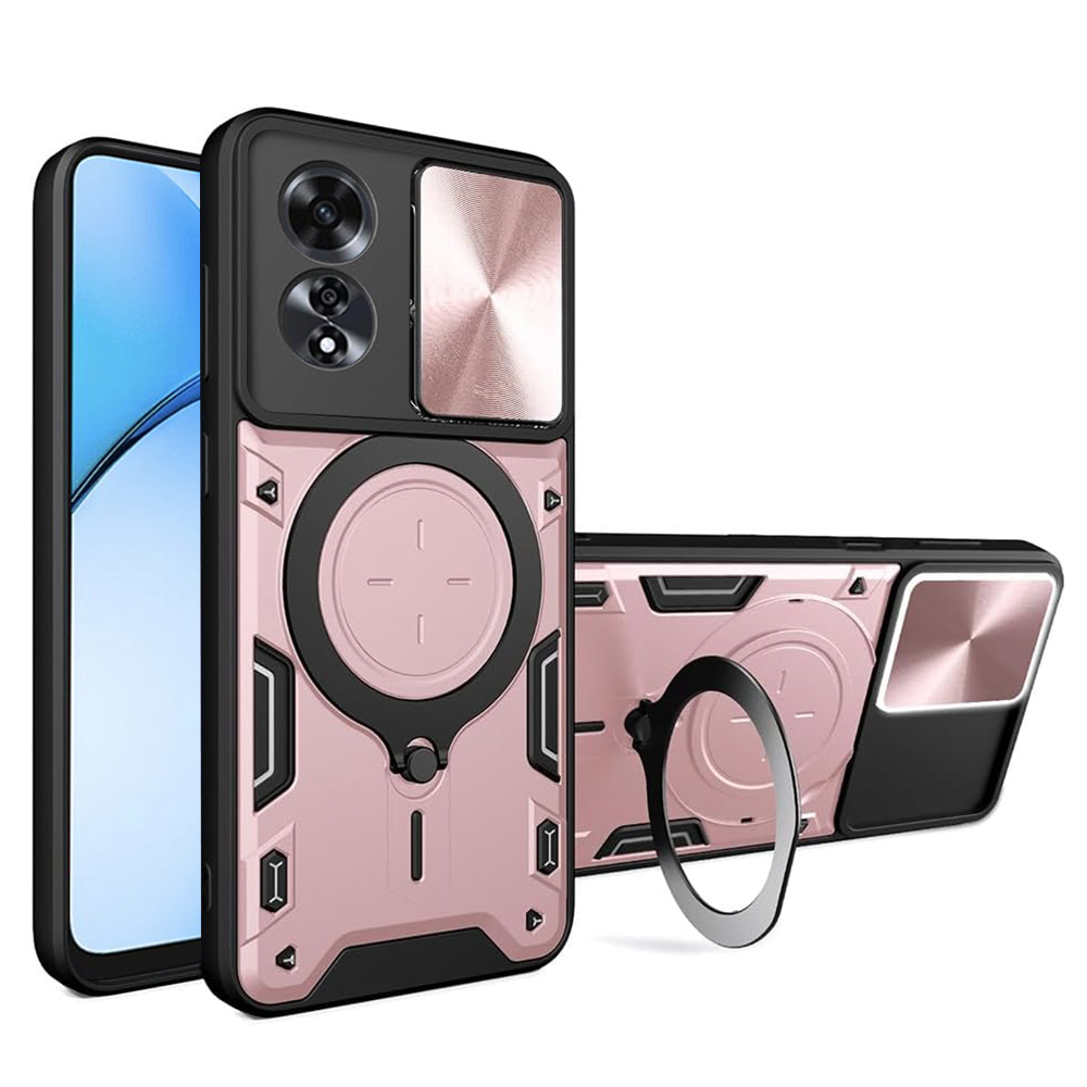 Levně Techsuit CamGuard Pro Oppo A60 4G Růžovozlatý