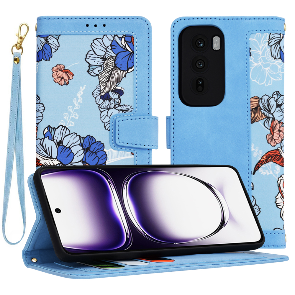 Levně Techsuit FlipCraft Oppo Reno12 Zářivě modrá