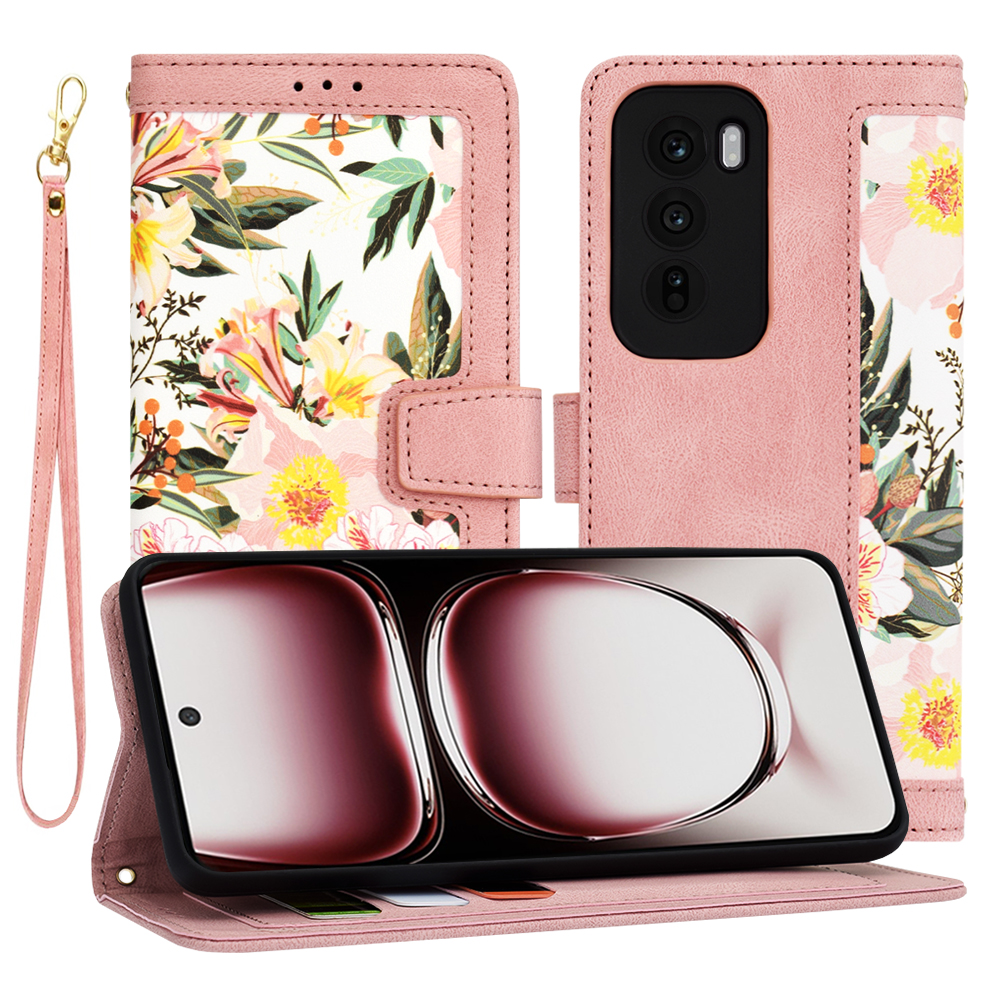 Levně Techsuit FlipCraft Oppo Reno12 Pro Sweetheart Pink