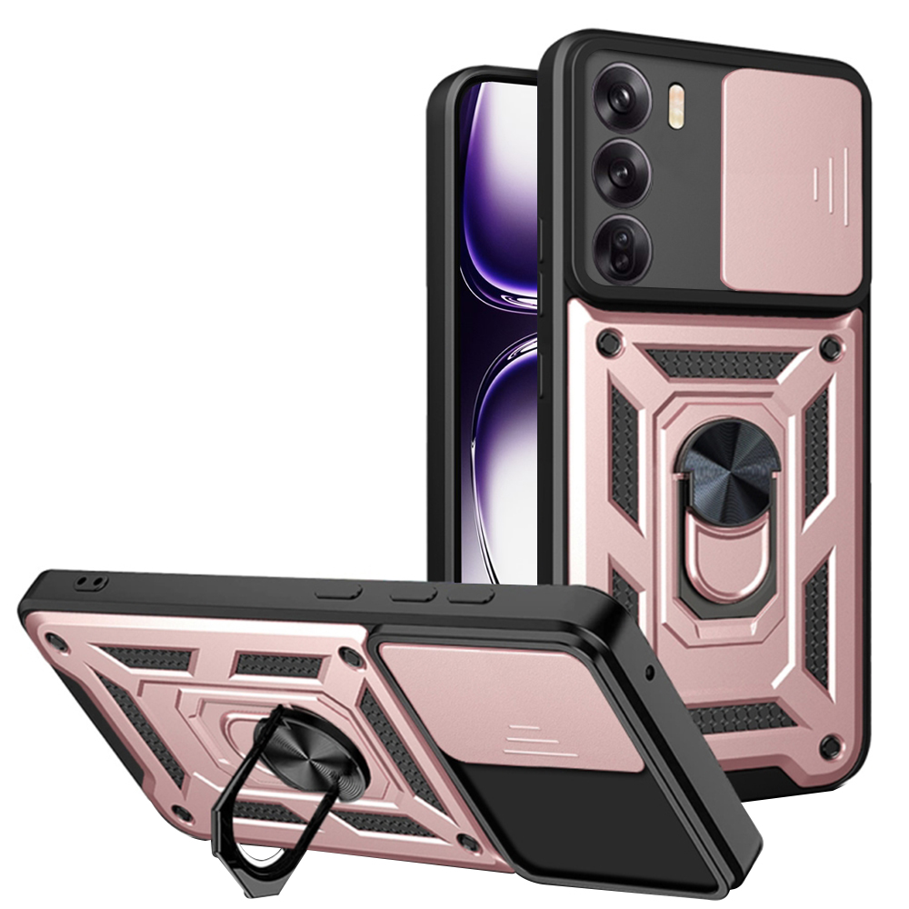 Levně Techsuit CamShield Series Oppo Reno12 růžové zlato