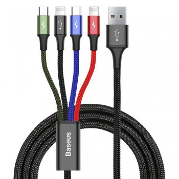 Baseus Rapid Series CA1T4-A01 4in1 USB A Lightning 20W 1.2m