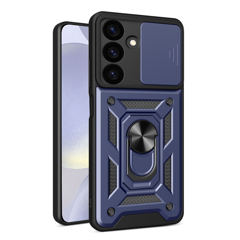 Levně Techsuit CamShield pouzdro Samsung Galaxy S24 FE modré