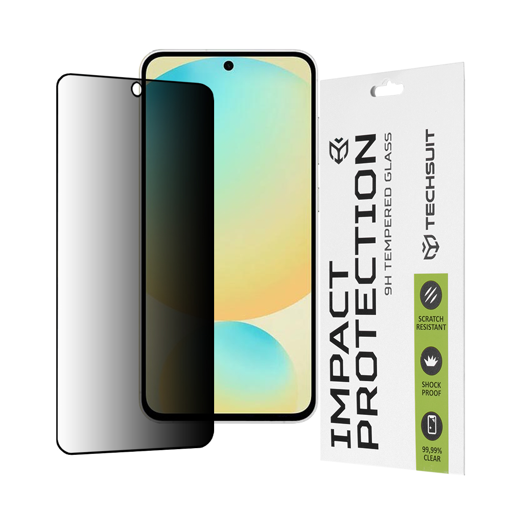 Levně Techsuit 111D Privátní Celoplošné Samsung Galaxy S24 FE Black