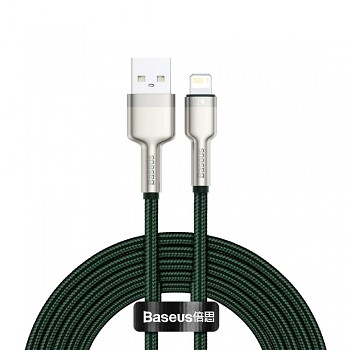 Baseus Cafule datový kabel USB Lightning 2.4A 2m Green