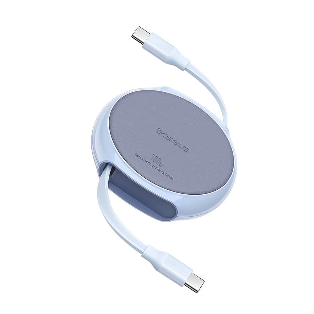 Levně Baseus Pathfinder kabel Type-C na Type-C 100W 1m Galaxy Blue