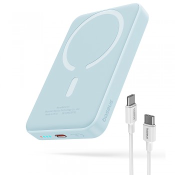 Baseus Power Bank Mini Air 10000mAh 20W MagSafe modrá