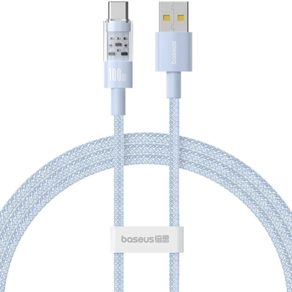 Levně Baseus Data Cable Gem USB Type-C 100W 1m Galaxy Blue