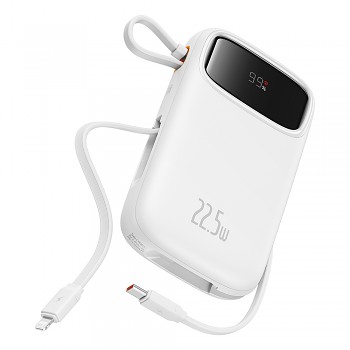 Baseus Power Bank Qpow Pro+ 20000mAh 22.5W Lightning White