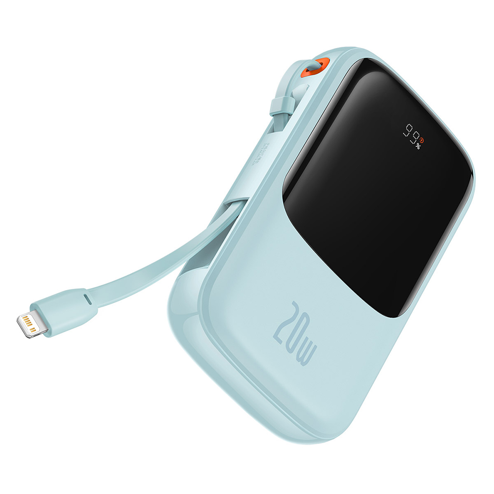 Levně Baseus Powerbanka Qpow Pro 20000mAh 20W s kabelem USB-C Lightning Modrá