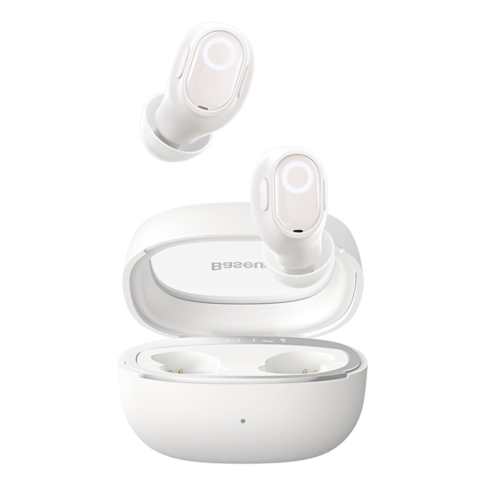 Levně Baseus WM02+ Sluchátka TWS Bluetooth V5.3 Creamy White