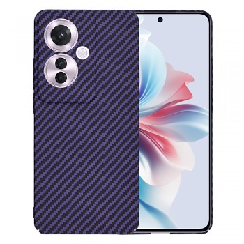 Obal Techsuit Carbonite FiberShell Oppo Reno11 F fialový