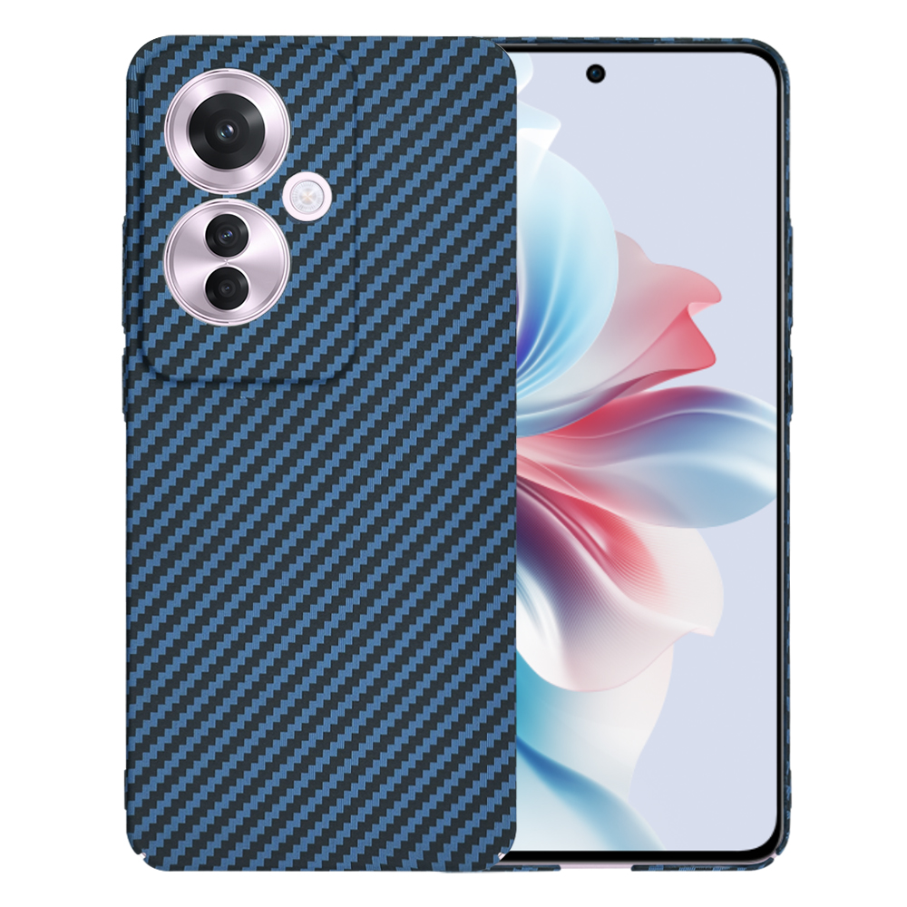 Levně Techsuit Carbonite FiberShell pouzdro Oppo Reno11 F Cyan