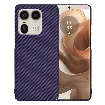Techsuit Carbonite FiberShell Motorola Edge 50 Ultra Purple