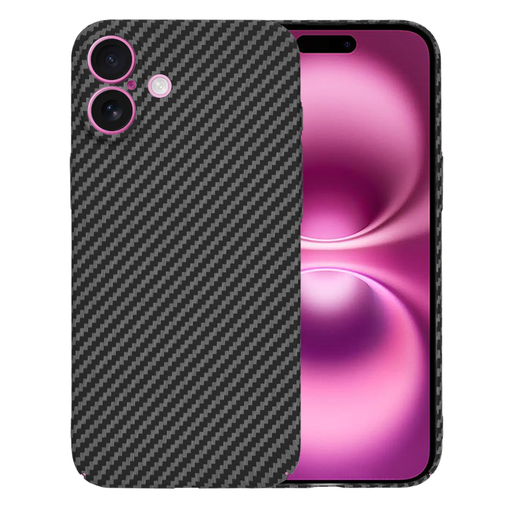 Levně Techsuit Carbonite FiberShell iPhone 16 Plus Black
