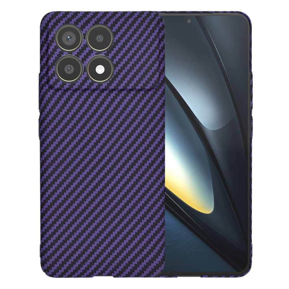 Levně Techsuit Carbonite pouzdro Xiaomi Poco F6 Pro fialové
