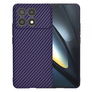 Techsuit Carbonite pouzdro Xiaomi Poco F6 Pro fialové