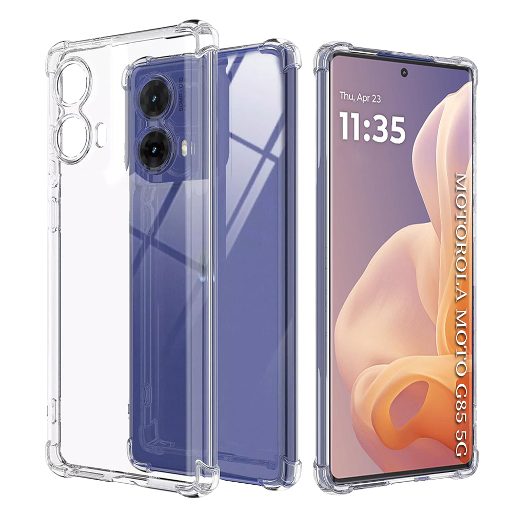 Levně Techsuit silikonové odolné pouzdro Motorola Moto G85 čiré