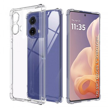 Techsuit silikonové odolné pouzdro Motorola Moto G85 čiré