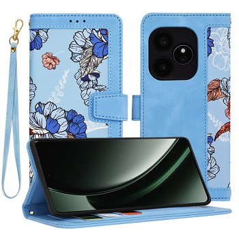 Techsuit FlipCraft pouzdro Realme GT 6 GT 6T Vibrant Blue