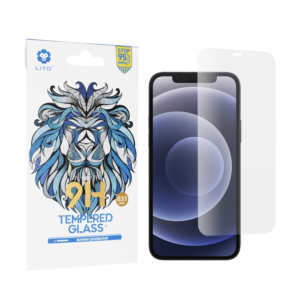 Levně Lito Ochranné 2.5D Classic Sklo iPhone 12 iPhone 12 Pro Čiré